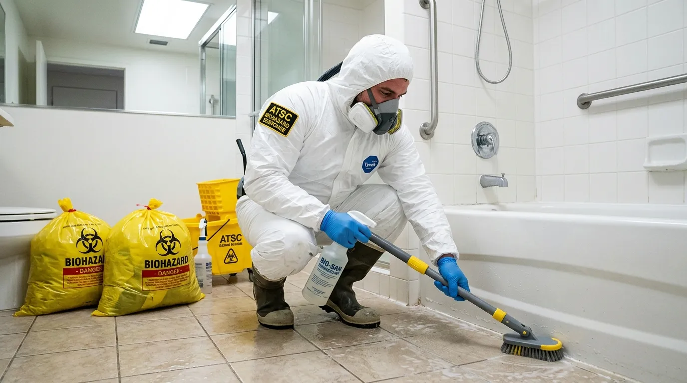 Decontamination equipment deployed for Blood Cleanup in Gaithersburg